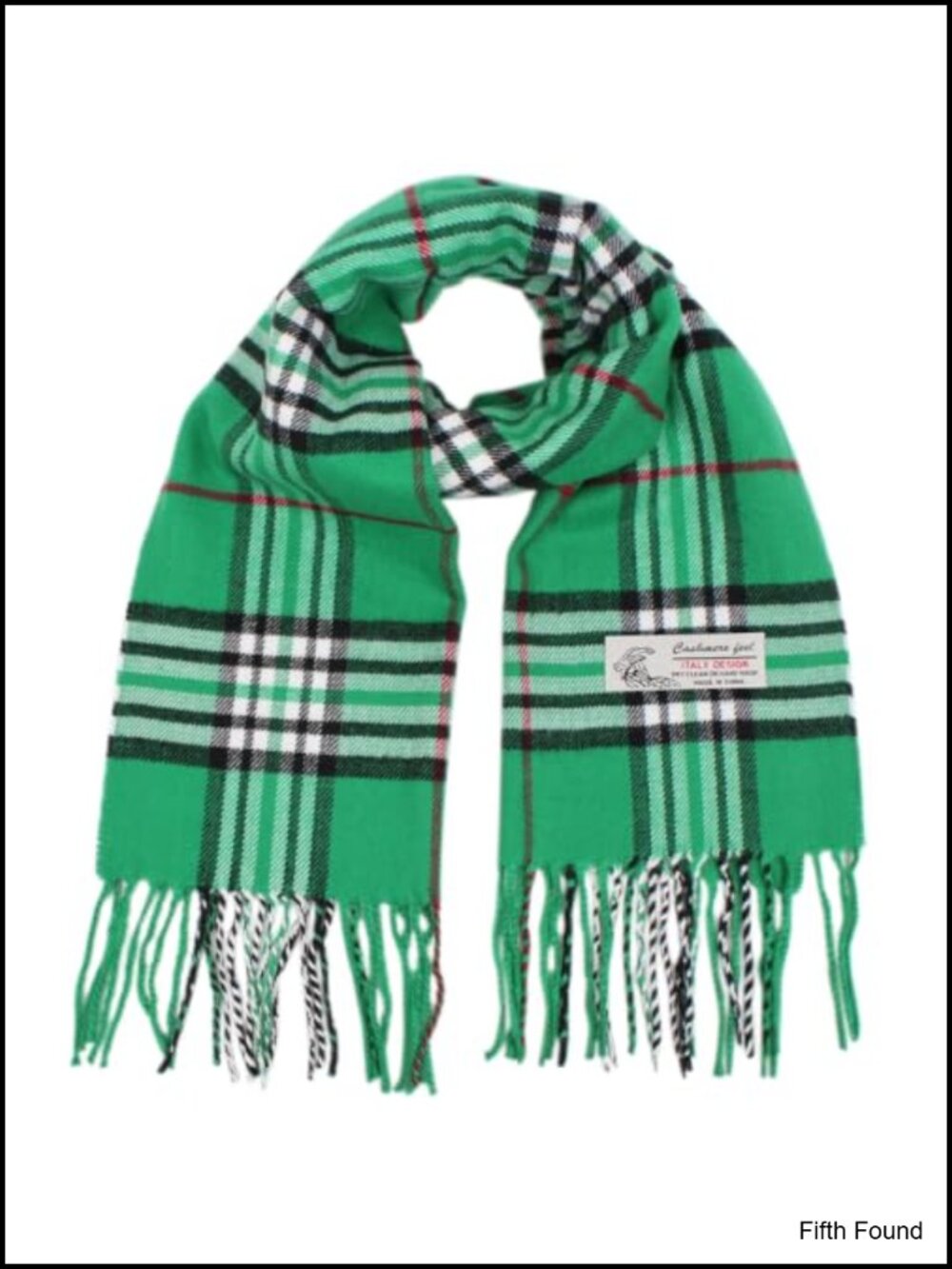 Unisex Tartan Plaid 100% Viscose Cashmere Feel Winter Scarf